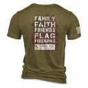 Nine Line Men's 5 Things Short Sleeve Tee - Nine Line Apparel