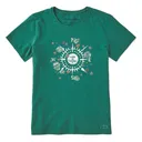 Life is Good Women's Beauty in All Directions Crusher Short Sleeve - Life Is Good
