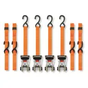SmartStraps Ratchet X 14' 3000-lb. Ratchet Tie Down 4 Pack - Smartstraps