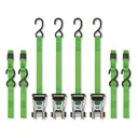 SmartStraps Ratchet X 14' 1500-lb. Ratchet Tie Down 4 Pack - Smartstraps