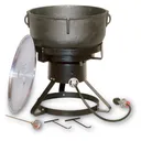 King Kooker(R) 17 1/2" Outdoor Propane Cooker with 10-Gallon Cast Iron Pot - King Kooker