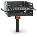 Pilot Rock Heavy-Duty Multi-Level Park Grill - Pilot Rock