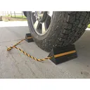 Shop Tuff Heavy Duty Aircraft-style Rubber Wheel Chocks 2 Pieces - Shop Tuff