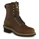 Irish Setter Men's Mesabi Waterproof 8" Steel Toe Logger Boots - Irish Setter