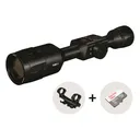 ATN ThOR 4 (640x480) 2.5-25x Smart HD Thermal Rifle Scope with Dual Ring Cantilever Mount & SD Card - ATN