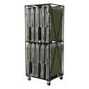 Blantex XM-3 Special Needs Steel Beds with Cart 10 Pack - Blantex