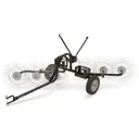 Yard Tuff In-Line Acreage Rake - Yard Tuff