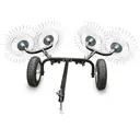 Yard Tuff 48" Wide V-Style Acreage Rake - Yard Tuff