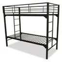 Blantex UNI200SQ University Bunk Bed with Built in Ladder and 2 Guardrails - Blantex