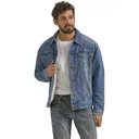 Wrangler Men's Retro Sherpa Lined Western Denim Jacket - Wrangler