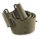 Greek Military Surplus Olive Drab Pistol Belts 3 Pack New - Sportsman's Guide