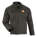 British Municipal Surplus Zip Front Softshell Fleece Jacket New - Sportsman's Guide