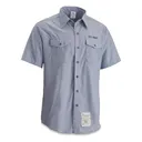 U.S. Navy Surplus Chambray Short Sleeved Shirt New Irregular - Surplus