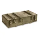 Hungarian Military Surplus Wood Ammo Crate 36.5" x 18" x 9" Used - 