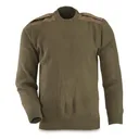 Romanian Military Surplus Wool Blend Commando Sweater New - 