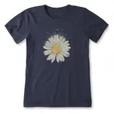 Life Is Good Women's Flower Of Heats Crusher Lite T-Shirt - Life Is Good