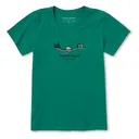 Life Is Good Women's Happy Hour Pines Crusher V-neck T-Shirt - Life Is Good