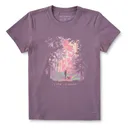 Life Is Good Women's Short Sleeve Hiker Sunbeams Crusher T-Shirt - Life Is Good