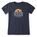 Life Is Good Women's Yellow Lab Crusher Lite T-Shirt - Life Is Good