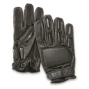 Mil-Tec Leather Security Gloves Black - Mil-Tec