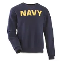 U.S. Navy Surplus 9 oz. Crew Sweatshirt New - Sportsman's Guide