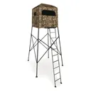 OL'MAN 12' Fortress Deluxe Quad Pod with Blind Enclosure - Ol'man