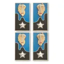 Italian Military Surplus Paratroopers Gorget Badge Set 2 Sets New - Sportsman's Guide