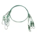 Eagle Claw 12" Steel Leader with Ball Bearing Swivel 3 Pack - Eagle Claw