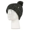 Heat Holders Women's Marseille Ribbed Roll Up Hat with Pom Pom - Heat Holders