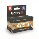 Gofire Rain Ready Matches Windproof And Waterproof Survival Matches 2 packs of 25 (50 Total) - Gofire
