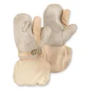 British Military Surplus Canvas and Leather Trigger Mitts 4 Pack New - Sportsman's Guide