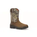KEEN Utility Men's Flatland Waterproof Pull On Work Boots - Keen Utility