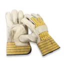 French Military Surplus Suede Work Gloves 2 Pack New - Sportsman's Guide