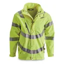 Swiss Municipal Surplus Hi-Vis Waterproof Work Jacket New - Sportsman's Guide