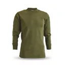 Belgian Military Surplus Wool Blend Crew Neck Long Sleeve Shirt New - Sportsman's Guide