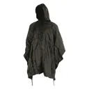 Mil-Tec Ripstop Wet Weather Poncho Black - Sportsman's Guide