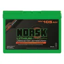 Norsk 12V 105AH Heated LiFePO4 Lithium Deep Cycle Marine Battery - Norsk