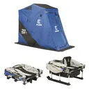 Clam Pack Trap 1 Insulated Ice Fishing Shelter - Clam Outdoors