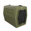 RUFF LAND Large Single Door Dog Kennel | OD Green - Ruff Land