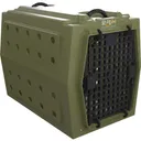 RUFF LAND Intermediate Single Door Dog Kennel | OD Green - Ruff Land