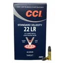 CCI 22 LR Standard Velocity 40Gr LRN 500rd - CCI