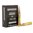 AMMO INC 50 Bmg 660Gr FMJ Match HP 10rd - Ammo Inc