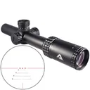 AIM SPORTS Alpha 6 Black 16x 24mm CQ1MOA Reticle - Aim Sports