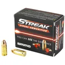 AMMO INC 9mm Streak Visual RED 124Gr Total Metal Jackt 20rd - Ammo Inc