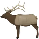 GLENDEL 3D TARGETS 1/2 Size Elk Target - Glendel