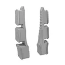 QAD MX2 Launcher Dampner Kit Gray - Quality Archery Designs