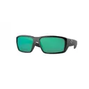 COSTA Del Mar Faintail Pro 580G Green Mirror Polarized Sunglasses | Matte Black - Costa