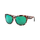COSTA Maya Shiny Coral Tortoise Green Mirror 580P - Costa