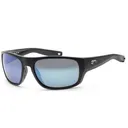 COSTA Tico 580G Blue Mirror Polarized Sunglasses | Matte Black Frame - Costa