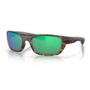 COSTA Whitetip 580G Green Mirror Polarized Sunglasses | Retro Tortoise Frame - Costa